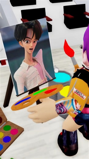 Fake Rumi cheated to win the competition 😱😡 #roblox #kpopdemonhunters #robloxedit #brookhaven #viral