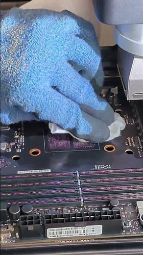 CPU Socket Removal Motherboard socket replacement AM5 ROG X670E HERO #amd #asusrepair