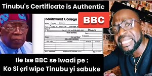 9.4K views · 315 reactions | E fi Tinubu lọrùn sílẹ, Ojúlówó certificate lo gbe dani | Arise tv ti gbabode | E kìlọ fún rufai oseni #tinubu | Omo Yoruba Atata | Facebook