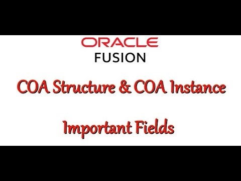 COA & COA Instance like Flex Fields, KFF, DFF, EFF, Segment Labels Value Set & Allow Dynamic Insert