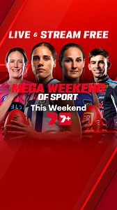 Three huge events. One Mega Weekend of Sport. WBBL, Supercars Grand Final and the AFLW Grand Final. LIVE and Stream Free on Channel 7 & 7plus 🔥🏆 | Channel 7