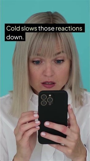 Why Your Phone Dies At 20% In The Cold 🥶📱 #shorts