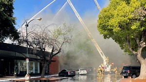 'Suspicious' Downtown Visalia fire under control, several businesses damaged