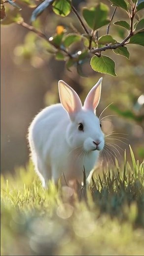 First Light, First Steps – The Quiet Morning of a Rabbit
