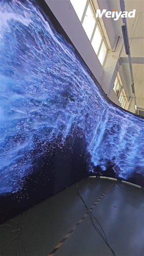 Strong toughness and super flexibility, breaking the limitations of traditional display installation and creating curved screens at will#ledscreen #leddisplay #ledpanel #ledboard #ledsign #ledsignboard #meiyad | Shenzhen Meiyad Optoelectronics Co.,Ltd