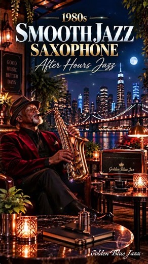1980s Smooth Jazz Saxophone 🎷 Relaxing Midnight Coffee Jazz