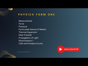 Introduction to Physics Form 1