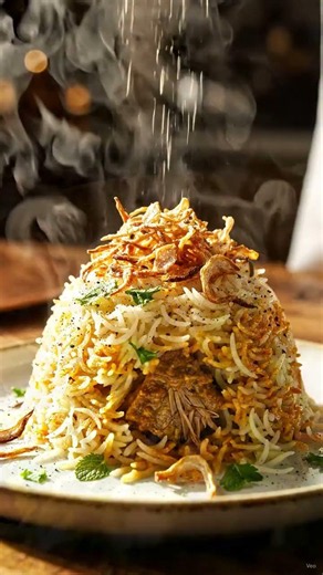 Authentic and fluffy chicken biryani