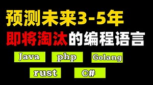 清华大佬马士兵预测未来3-5年即将淘汰的编程语言（Java/golang/C#/php/rust/C++...），留给普通程序员的机会不多了！