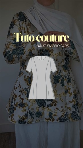 ✨Jour 1 pour te convaincre de commencer la couture✨ Voici un tuto couture super simple pour coudre n'importe quel haut facilement à partir d'un patron. Tuto | tutocouture | couturedebutant | couture | coutureaddict I projetcouture | #couture #coutureaddict #couturedebutant #tutocouture #tuto
