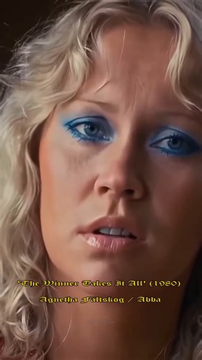 Agnetha Fältskog / Abba .. The Winner Takes It All .. ------------------------------- I figured it made sense Building me a fence Building me a home Thinking I'd be strong there But I was a fool Playing by the rules The gods may throw a dice .. ------------------------------- #Abba #AgnethaFältskog #TheWinnerTakesItAll #BVtS #BestVideostoShare | Best Videos to Share