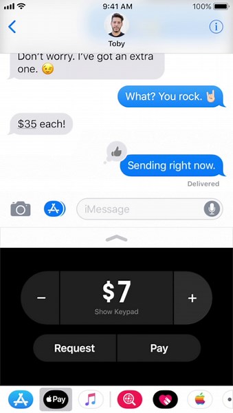 Apple Pay Cash and person to person payments now available