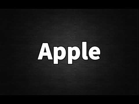 How to Pronounce Apple