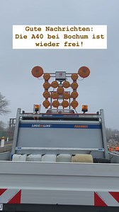 Gute Nachrichten 🎉 Ab sofort fließt der Verkehr wieder auf der A40 in beide Fahrtrichtungen über die neue Schlachthofbrücke! Um 12.30 Uhr wurde die Fahrtrichtung Dortmund freigegeben, im Anschluss dann auch die Gegenrichtung. | Die Autobahn