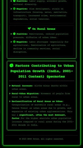 Rural-urban migration: causes, patterns, and impacts