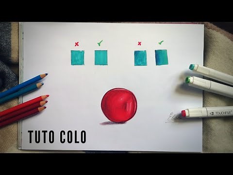 [TUTO COLO] - Bien colorier avec des feutres à alcool et crayons de couleur polychromos