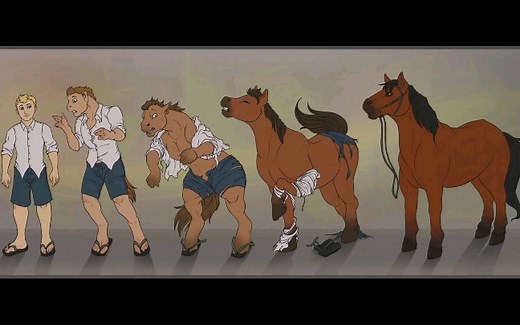 Transfur兽化～马P4