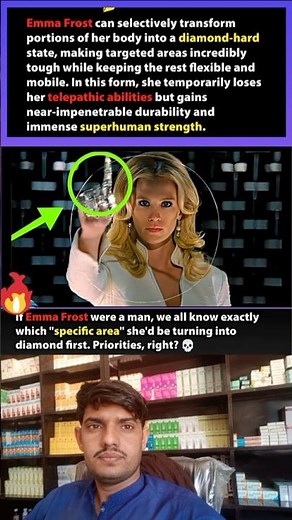 Emma Frost’s Diamond Form Explained 💎 | Strength vs Telepathy Trade-Off