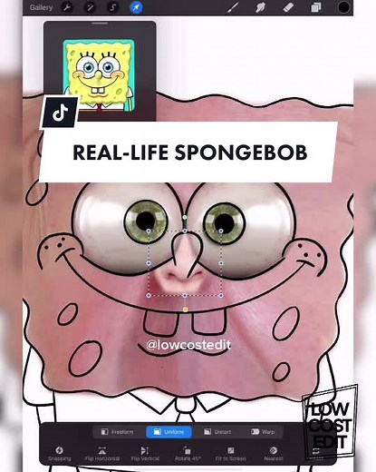 Realistic SpongeBob Costume Transformation