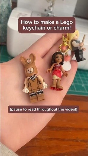 How to Make a Lego Keychain! (Requested tutorial) #diy #smallbusiness #etsyhandmade #etsy 💗