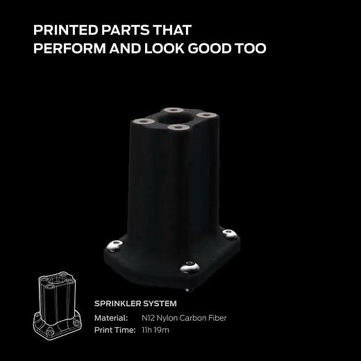 Makerbot Method - Impression 3D d'un système de gicleurs