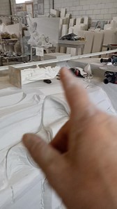 Desde el taller de talla y Escultura ,Paco el ZAPA, Muestro procedimiento de Escultura Virgen del Carmen en blanco Macael , hecho de manera Artesanal??, mármol Canteras Gonzalo Esteban , | Francisco Alías Zapa