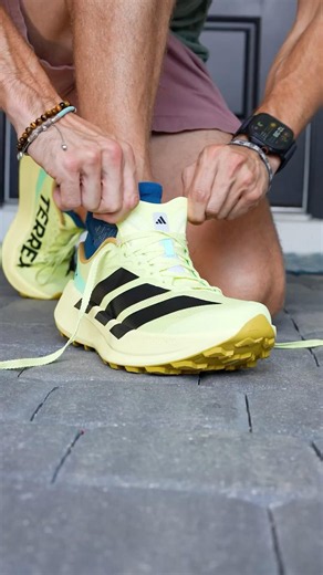 First lace-up in the Adidas Terrex Agravic SL