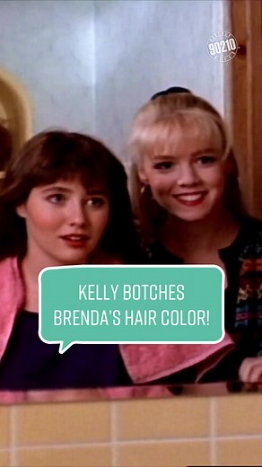 Brenda's Hair Color Disaster on Beverly Hills 90210