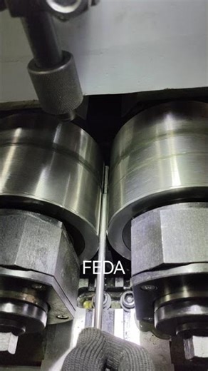 FEDA high precision two rollers thread rolling machine FD-15T for making thread samples M8*1.25.
