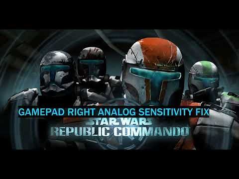 Star Wars Republic Commando Mouse Sensitivity Fix For Any Gamepad Controller (Steam)