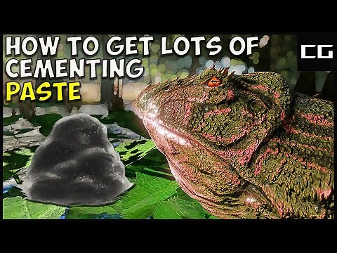 Ark Survival Evolved - How to Get a Lot of Cementing Paste Easy.