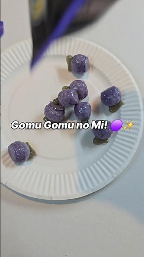 ​One Piece Gomu Gomu no Mi Gummy! 🏴‍☠️🟣 #Shorts #OnePiece #Anime #Unboxing