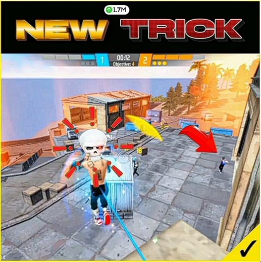 NEW TRICK FOR FREE FIRE MAX 😱😳#trending #tricks #shorts #freefire #ffglitchspot