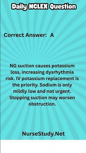 Fluids and Electrolytes NCLEX Questions and Answers - Full Practice Test