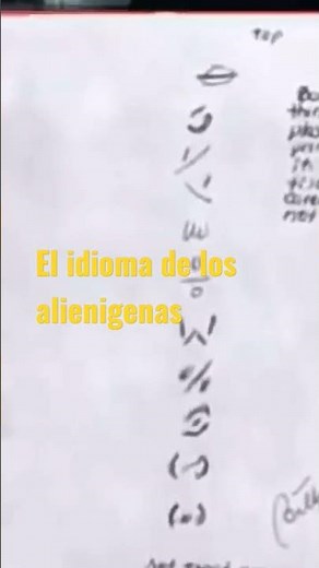 El idioma de los alienígenas