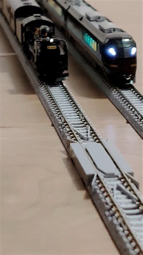 【Nゲージ】鉄道の日記念動画 E655系パリピ仕様とC58の並走