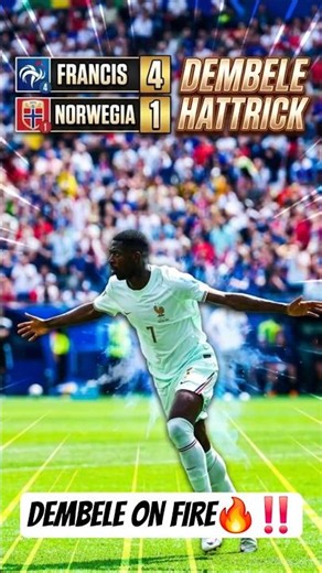 Dembele ONFIRE🔥 HATTRICK‼️ Prancis🇫🇷 4 VS 1 Norwegia🇧🇻 | World Cup 2026 #worldcup2026