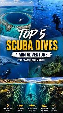 Top 5 Places to Scuba Dive