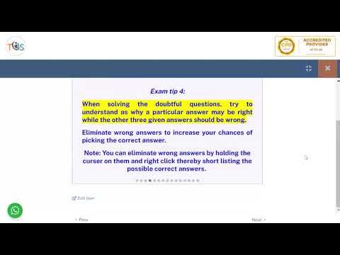 API 580 Risk Based Inspection; Examination Tips