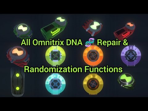 All Omnitrix DNA 🧬 Repair and Randomization function. For my Subscriber @rayyangaming1.120 .