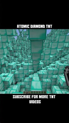 ATOMIC DIAMOND TNT IN MINECRAFT #minecraft #minecraftshorts #tiktokeffects