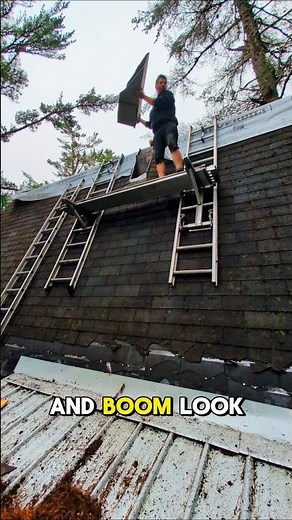 The best way to effectively remove a chimney for metal roofing! #carpentry #tricks #tips