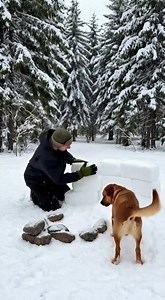 Can Snow Keep You Warm? Primitive Heat Trap Shelter in Winter