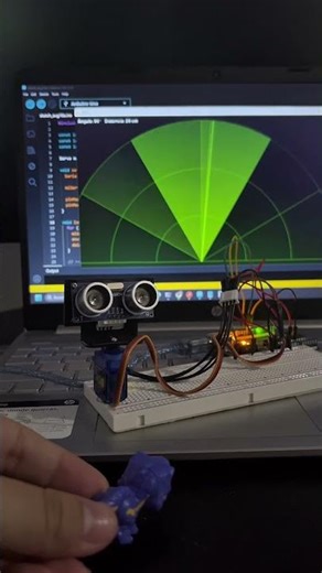 Proyecto DIY: Radar con arduino y sensor ultrasónico #diy #electronica #robotica #electronics