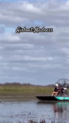 Fast Airboat! #florida #racing #airboat #boatracing | GlowTrend USA