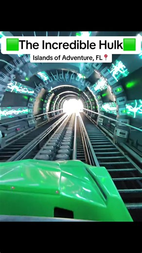 🟢The Incredible Hulk Coaster🟢 | Islands of Adventure🗺️ #universalstudios #hulk #rollercoaster #themepark #pov
