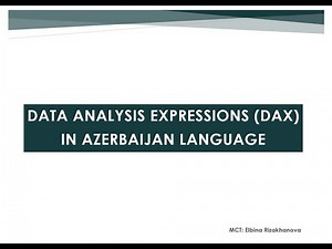 Advanced DAX - FILTER function