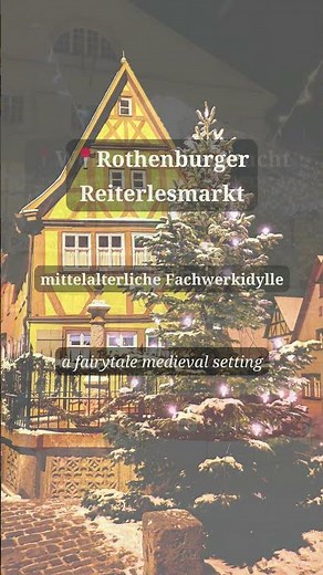 Historische Weihnachtsmärkte in Deutschland