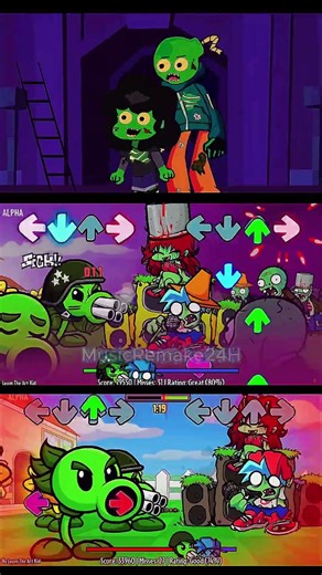 FNF BF GF vs Plant and Zombie Mod | Friday Night Funkin Game #fnf #fridaynightfunkin