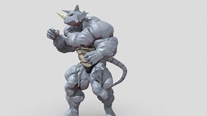 Rhydon HD - 3D model by John Doe (@atx214741)